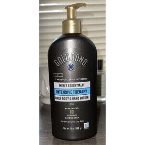 Gold Bond Men's Essentials Intensive Therapy Body‎ & Hand Lotion 13 Oz Goldbond